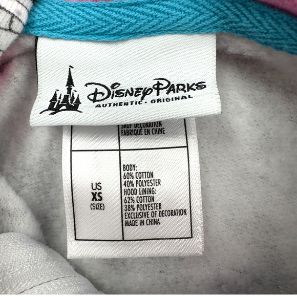 Disney Parks Mickey Mouse Comic Strip Print Full Zip Hoodie Womens Size XS - Picture 5 of 8